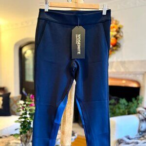 James Perse Yosemite Leggings Blocked Blue